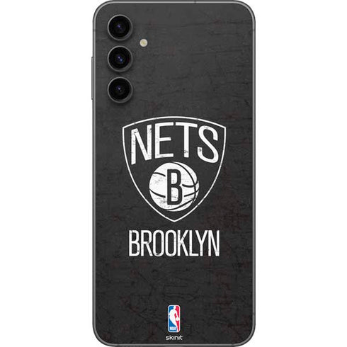 NBA Brooklyn Nets Distressed Galaxy A14 5G Skin